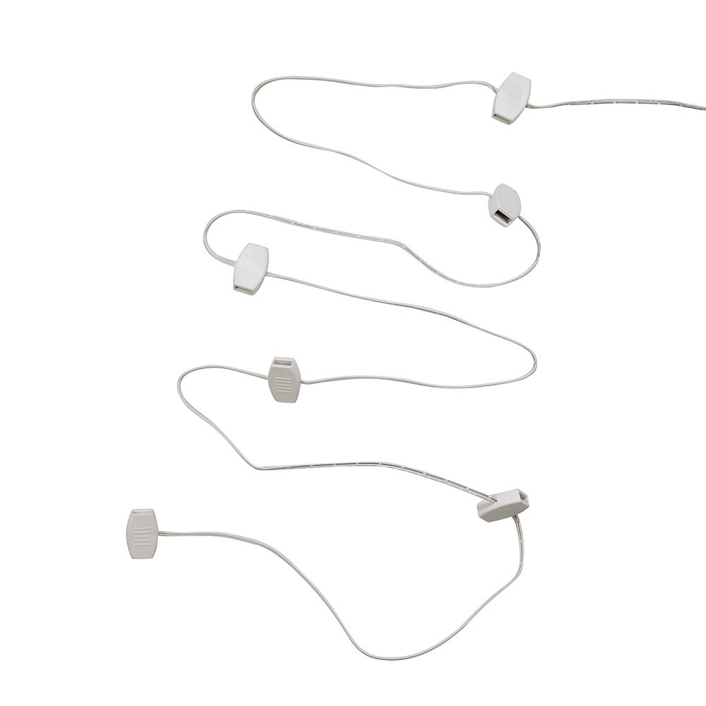 USB Power Extension Cord+ With White Wire and 12 Ports