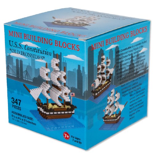 USS Constitution Mini Building Blocks