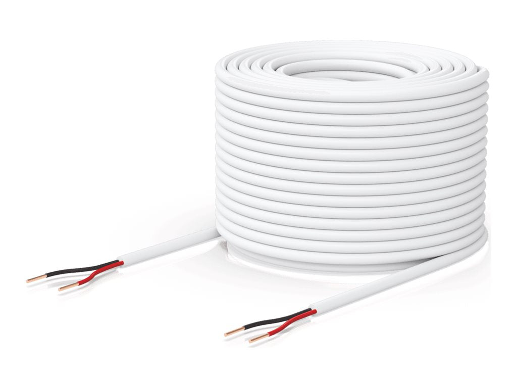 Ubiquiti - Bulk cable - 36 V - 2 A - 500 ft - plenum, solid conductors - white UACC-CABLE-DOORLOCKRELAY-1P