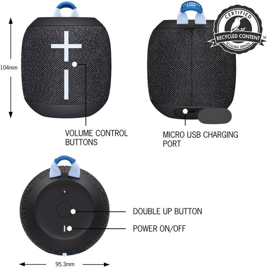 Ultimate Ears Wonderboom 3 Portable Bluetooth Speaker System - Black
