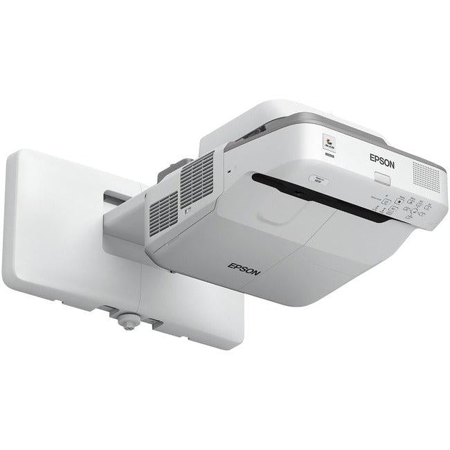 Ultra Short Throw Projector - WXGA 3LCD 3500 Lumens Classroom Display | Epson V11H744520-N