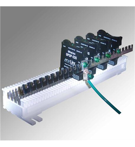 UltraLinx 66 Block 25 Pair Ground Bar ITW-MGBSGL-1