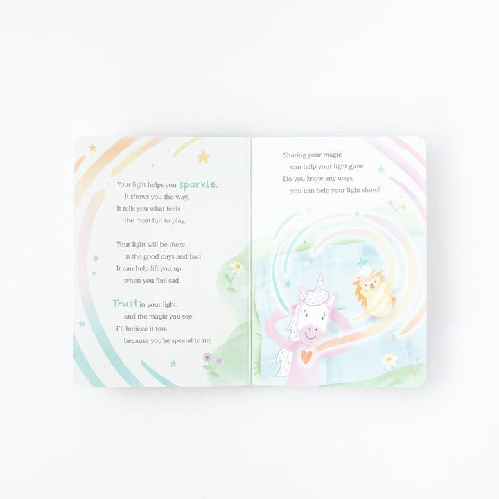Unicorn Let Your Light Shine Board Book