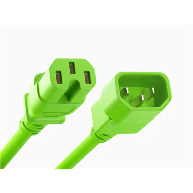 Unirise 3ft Green Power Cord C14-C15 PWCD-C14C15-15A-03F-GRN
