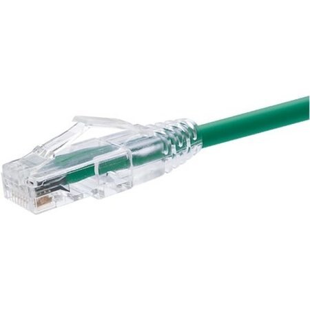 Unirise 6 Foot Cat6 Snagless Clearfit Patch Cable Green - High Density Cat6 Ultr