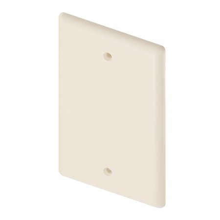 Unirise Blank Wall Plate, Single Gang, Ivory WP-BLANK-IVY