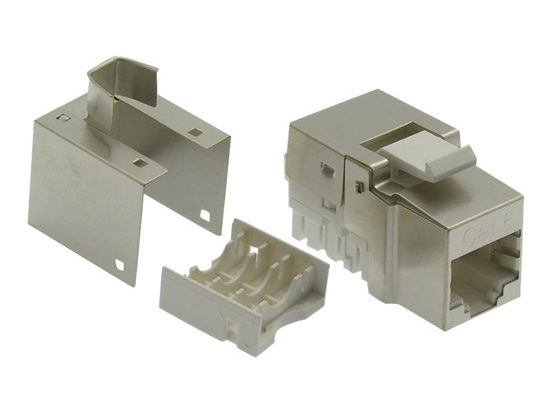 Unirise Cat6 Keystone Jack 110 Type Punch Down, Shielded KEYC6-SH