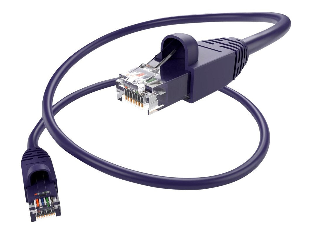 Unirise Cat6a UTP Patch Network Cable PC6A-04F-PUR-S