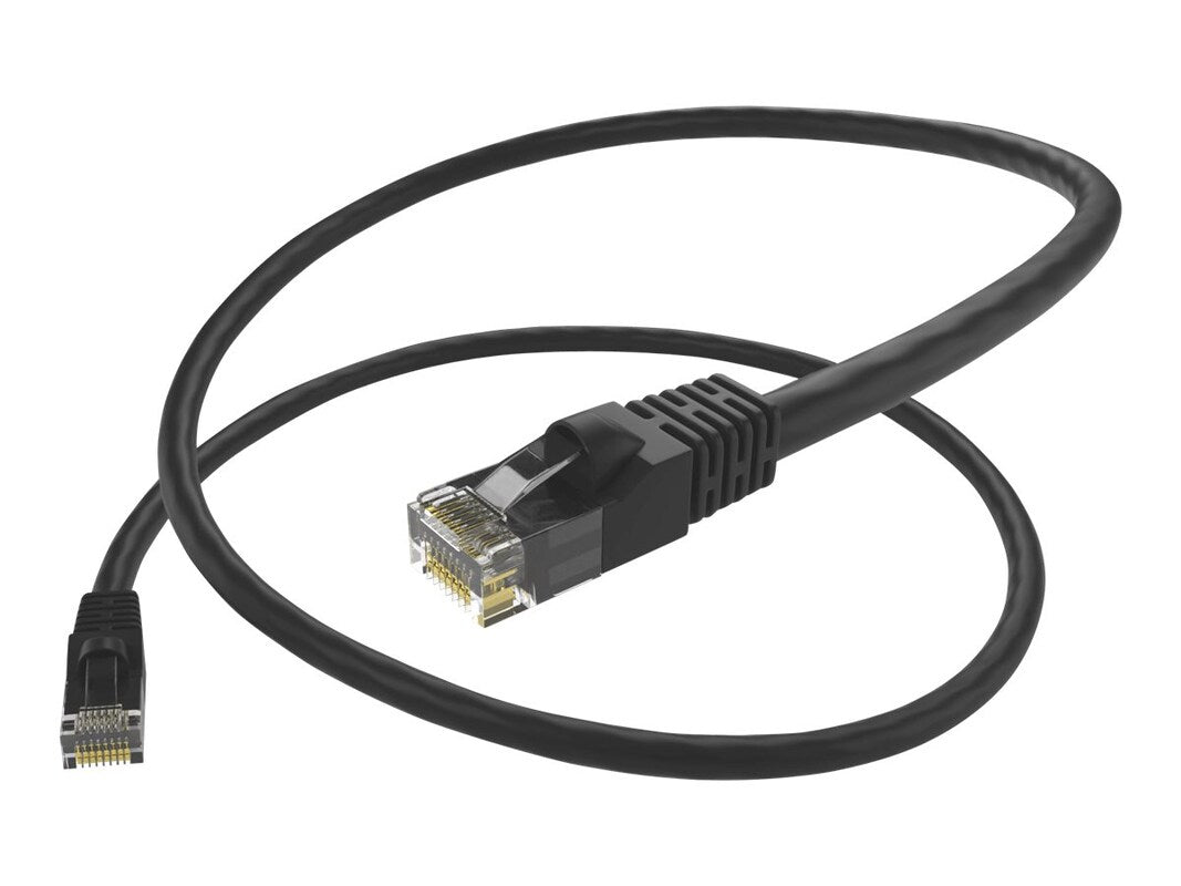 Unirise Cat.5e Patch Cable PC5E-08F-BLK-S