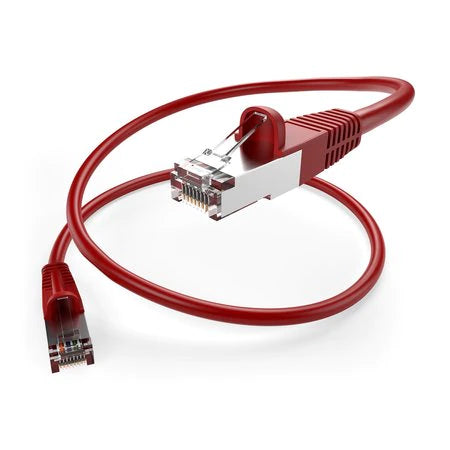 Unirise Cat.5e Patch Network Cable PC5E-02F-RED-SH-S