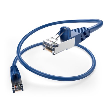 Unirise Cat.5e Patch Network Cable PC5E-25F-BLU-SH-S