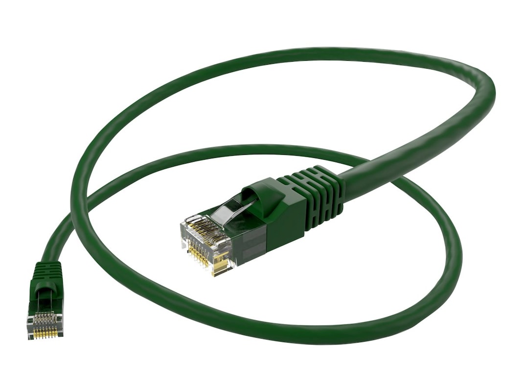 Unirise Cat.5e Patch Network Cable PC5E-35F-GRN-S