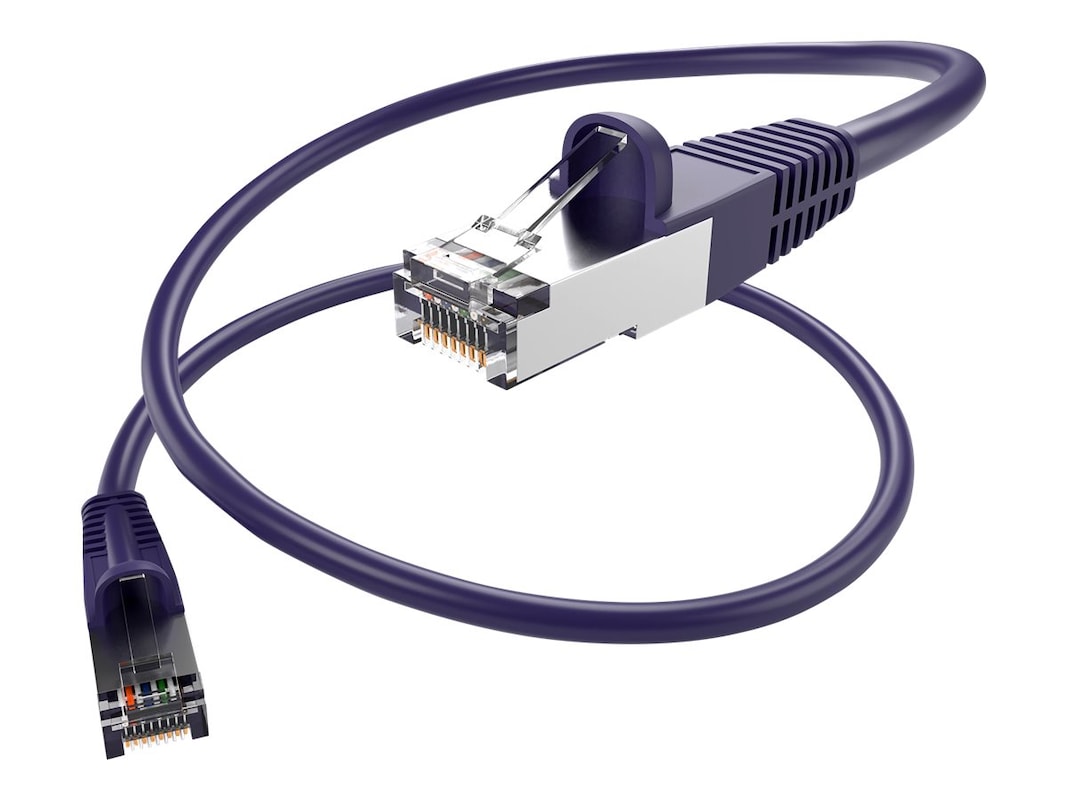 Unirise Cat.6 Patch Network Cable PC6-03F-PUR-SH-S