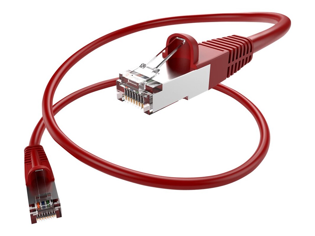 Unirise Cat.6 Patch Network Cable PC6-50F-RED-SH-S