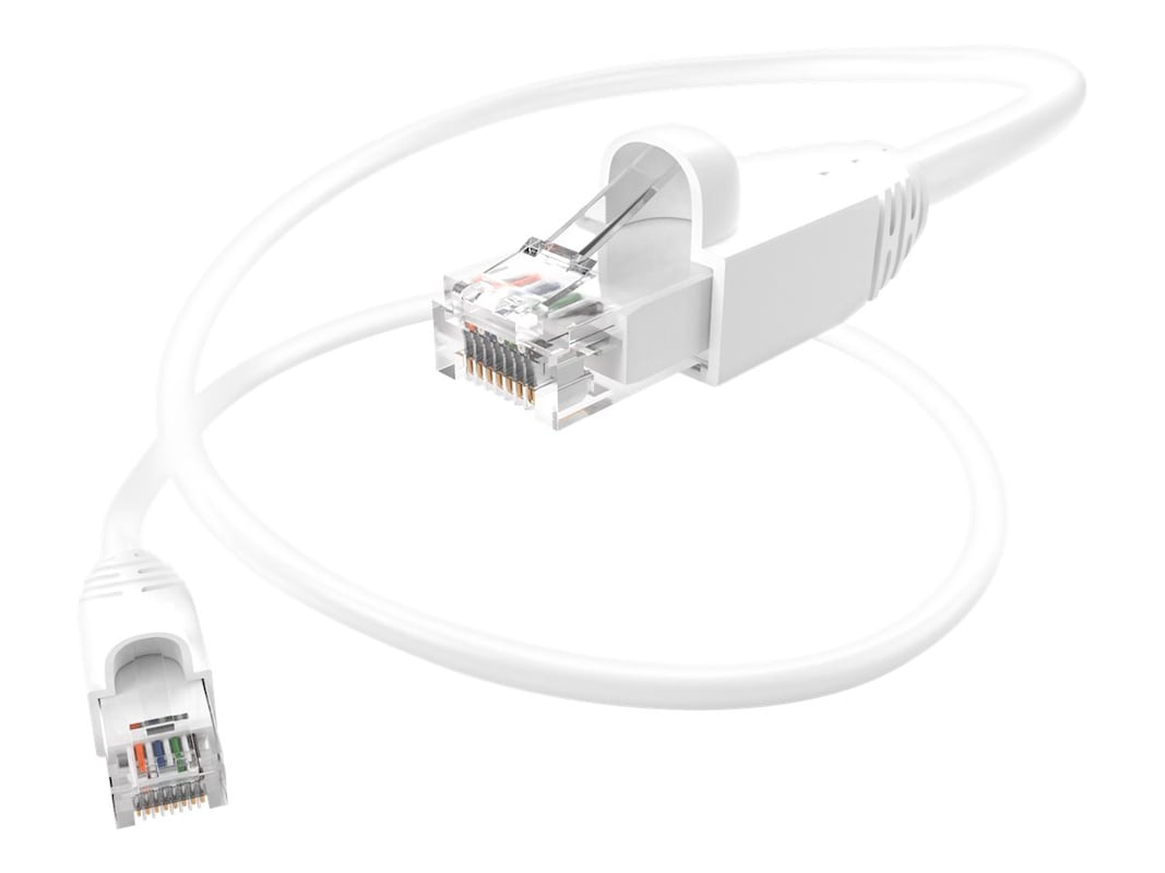 Unirise Cat.6a Patch Network Cable PC6A-01F-WHT-S