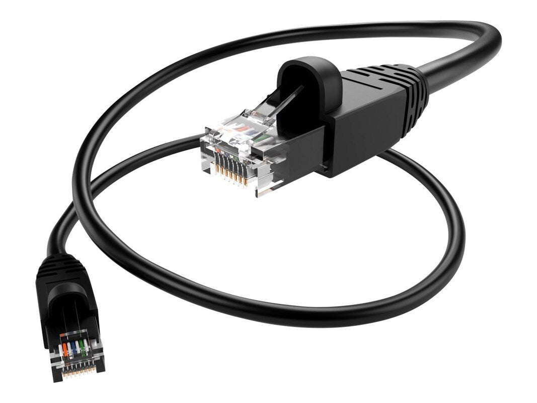 Unirise Cat.6a Patch Network Cable PC6A-03F-BLK-S