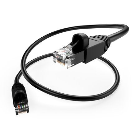 Unirise Cat.6a Patch Network Cable PC6A-04F-BLK-S