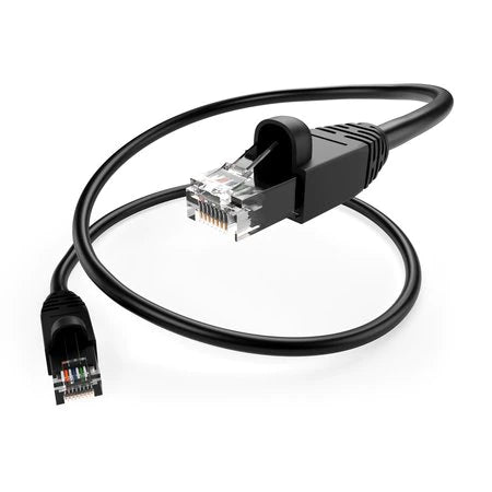 Unirise Cat.6a Patch Network Cable PC6A-15F-BLK-S