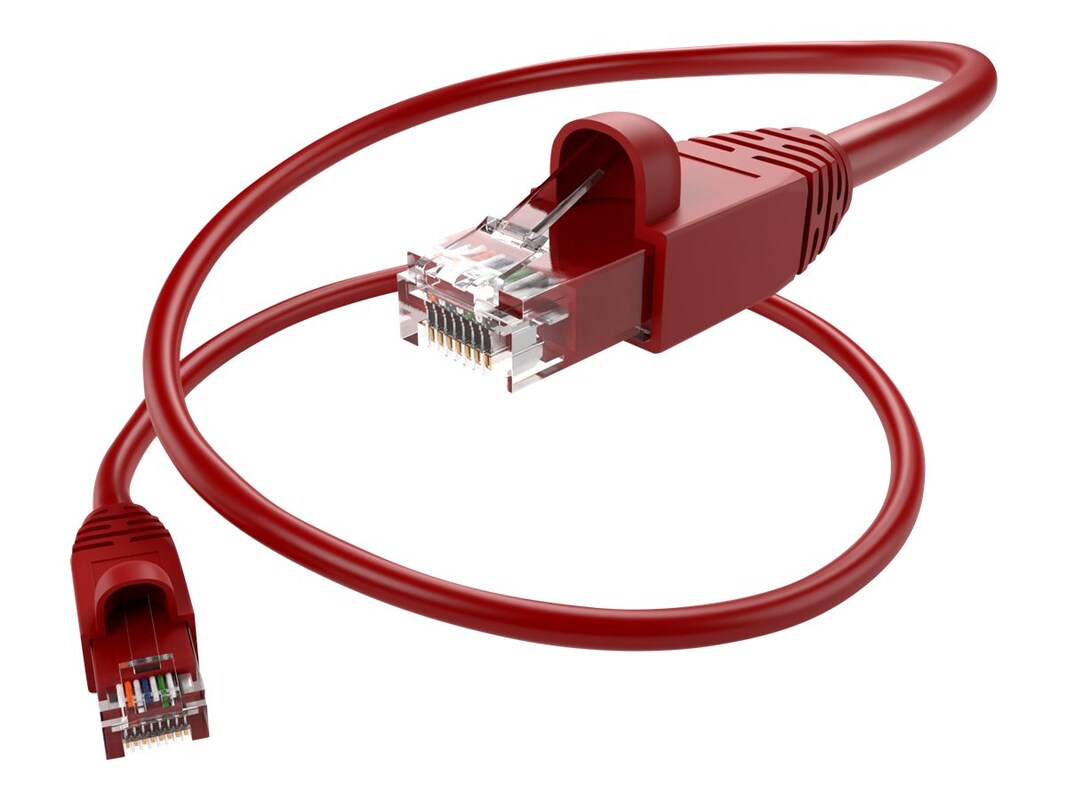 Unirise Cat.6a Patch Network Cable PC6A-20F-RED-S