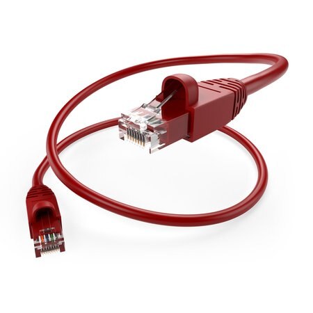 Unirise Cat.6a Patch Network Cable PC6A-25F-RED-S