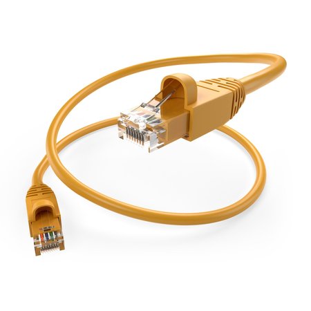 Unirise Cat.6a Patch Network Cable PC6A-25F-YLW-S