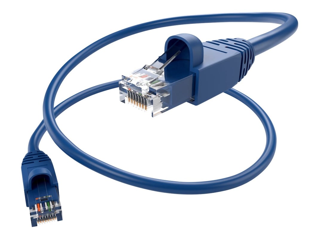Unirise Cat.6a Patch Network Cable PC6A-35F-BLU-S