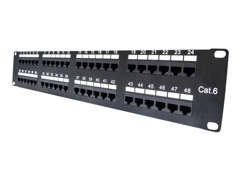 Unirise Network Patch Panel PPC6-48PT-2U