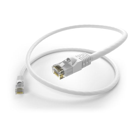 Unirise RJ-45 UTP Patch Network Cable PC6-30F-WHT-S