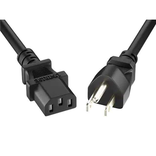 Unirise Standard Power Cord PWCD-515PC13-10A-12F-BLK