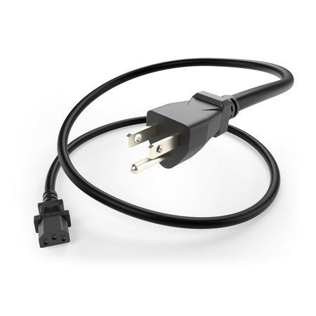 Unirise Standard Power Cord PWCD-515PC13-15A-05F-BLK