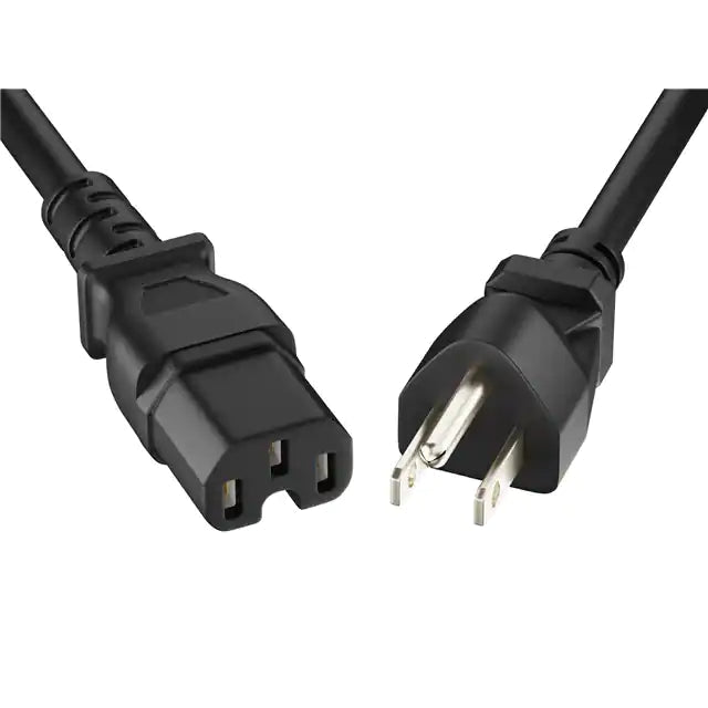 Unirise Standard Power Cord PWCD-515PC15-15A-06F-BLK