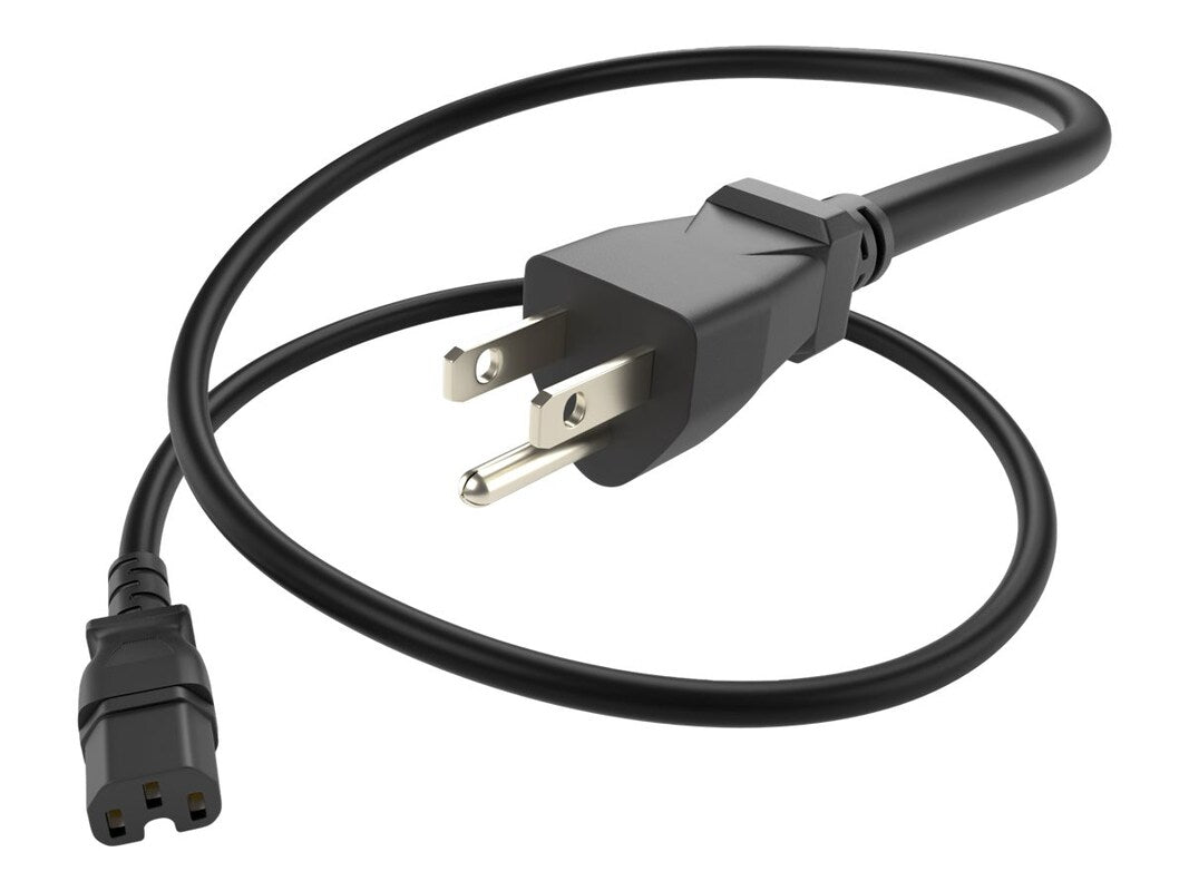 Unirise Standard Power Cord PWCD-515PC15-15A-08F-BLK