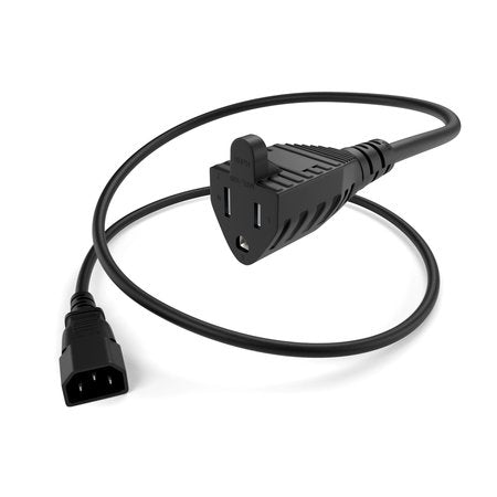 Unirise Standard Power Cord PWCD-515RC14-10A-06F-BLK