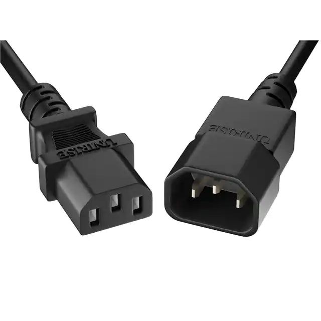 Unirise Standard Power Cord PWCD-C13C14-13A-06F-BLK