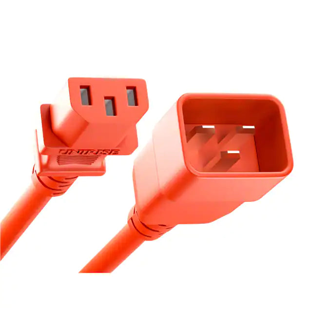 Unirise Standard Power Cord PWCD-C13C20-15A-04F-RED