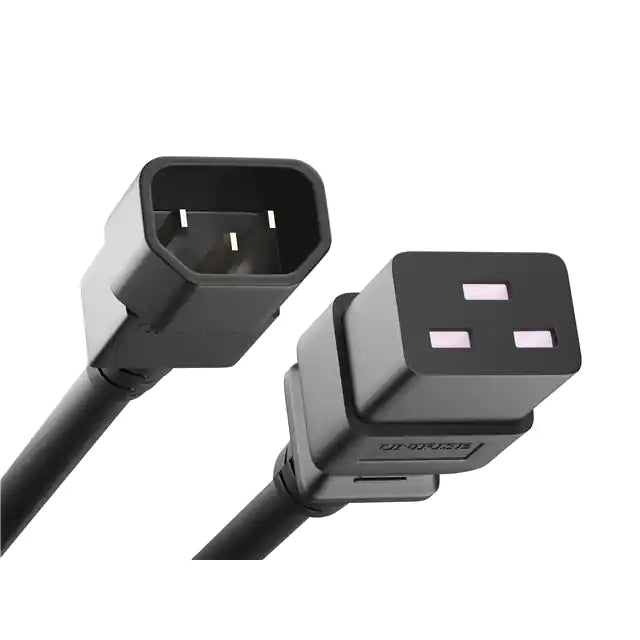Unirise Standard Power Cord PWCD-C14C19-15A-02F-BLK