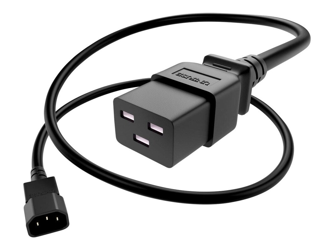 Unirise Standard Power Cord PWCD-C14C19-15A-03F-BLK