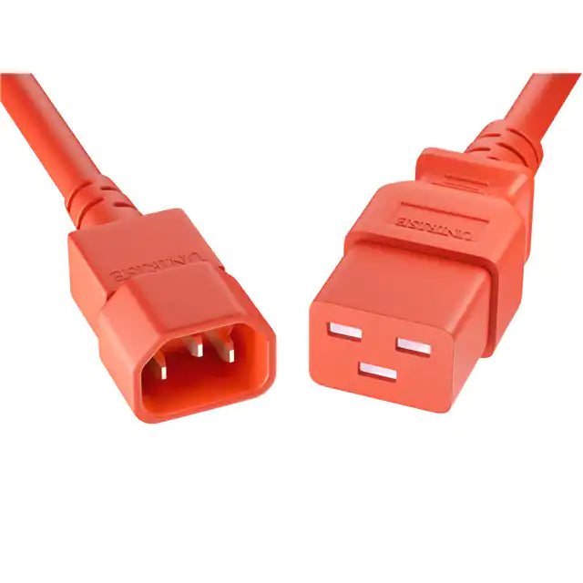 Unirise Standard Power Cord PWCD-C14C19-15A-04F-RED