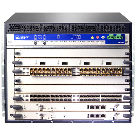 Universal Edge Router - Juniper MX480 8-Slot Base Chassis | TecISoft MX480BASE3-AC