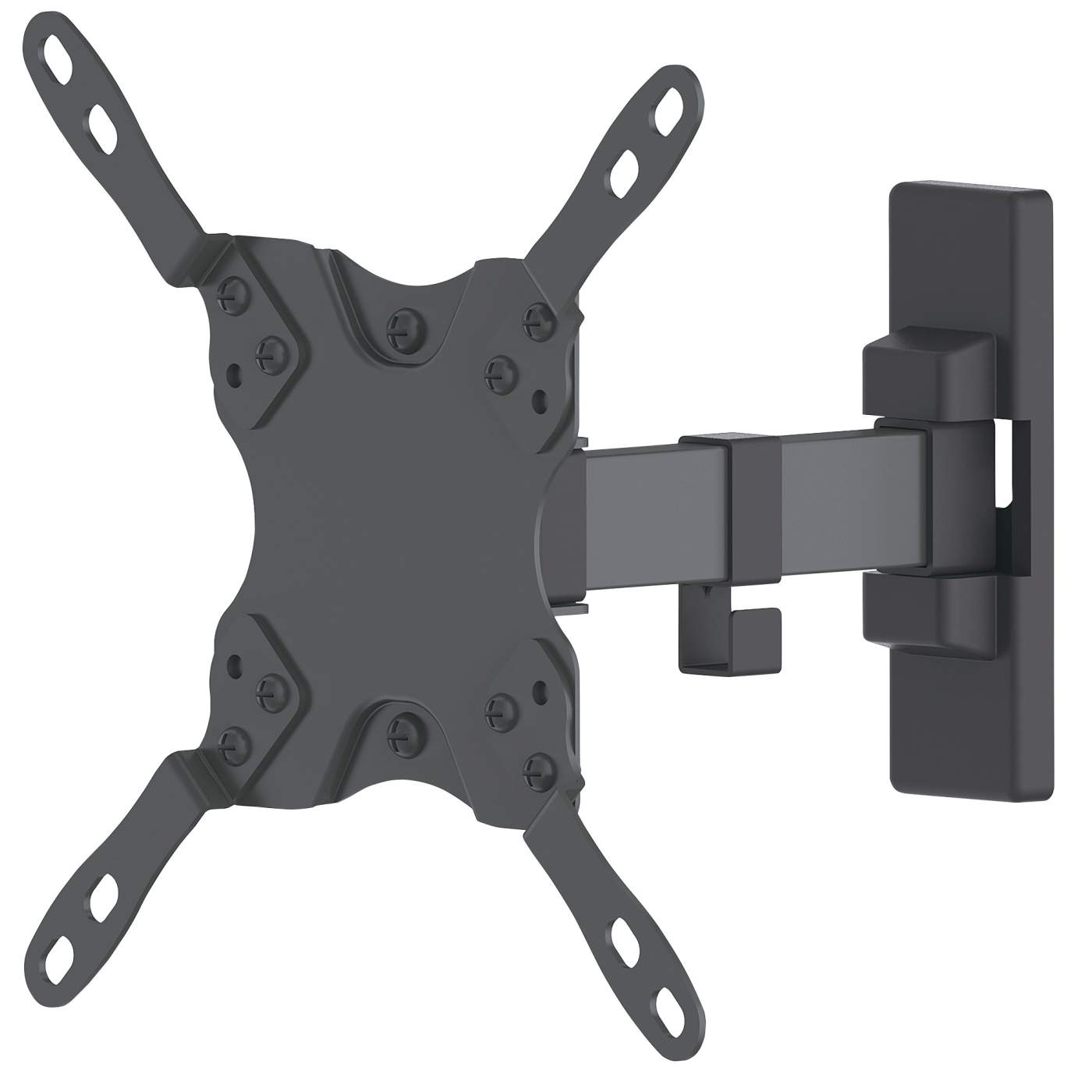 Universal Flat-Panel Tv Articulating Mount, Single Arm Supports One 13 To 42 Tv