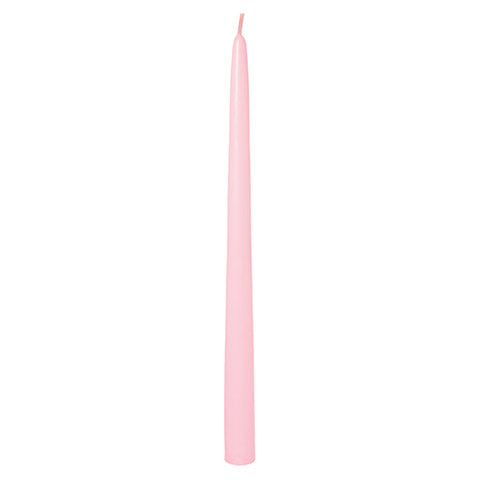 Unscented Taper Candle - 12 inches - Wildflower Pink