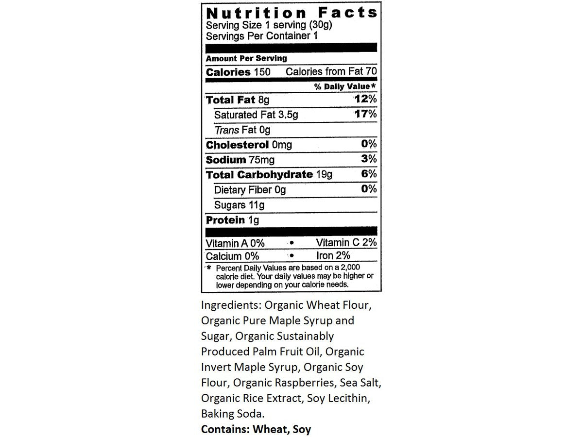 Untapped Maple / Raspberry Waffle Energy Snack