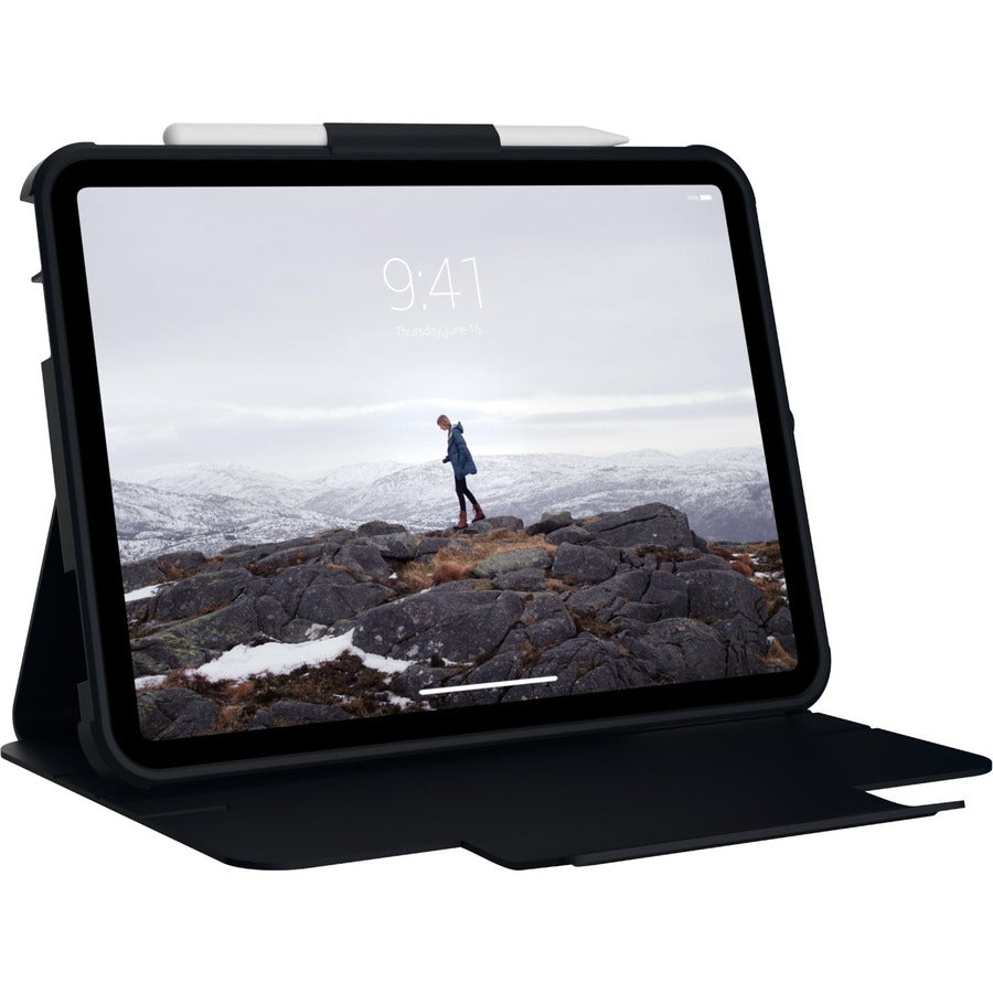 Urban Armor Gear DOT Carrying Case (Folio) for 10.9 Apple iPad (2022) Tablet - Black" 12339V314040