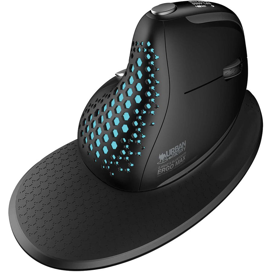 Urban Factory ERGO MAX EPM50UF Mouse - Optical - Cable/Wireless - Bluetooth/Radio