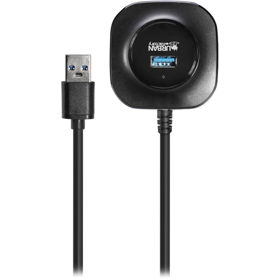 Urban Factory USB Hub - 4 USB Port(s) - 4 USB 3.0 Port(s)