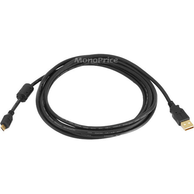 Usb 2A M To Micro M 28/24Awg Cable 10Ft