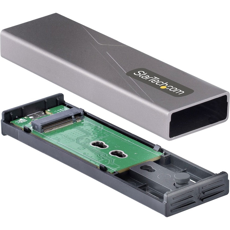 Usb-C 10Gbps To M.2 Nvme Or M.2 Sata Ssd Enclosure, Tool-Free M.2 Pcie/Sata Ssd Aluminum Enclosure, Usb-C & Usb-A Host Cables