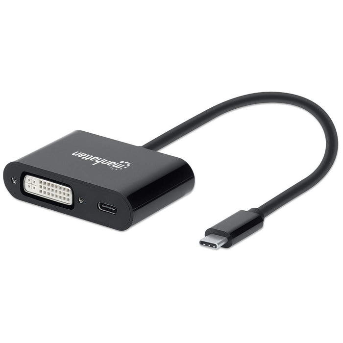 Usb-C To Dvi Converter With Pd Port