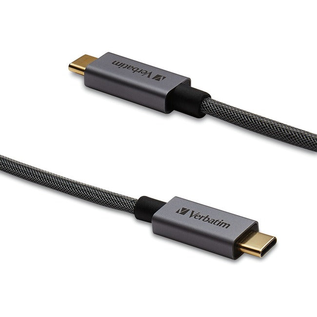 Usb-C To Usb-C Cable - 47 In. Braided Black