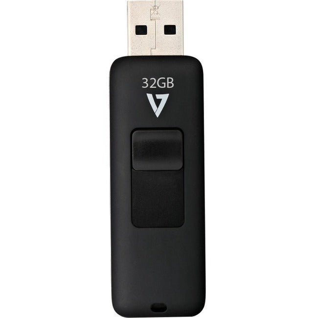 V7 32GB USB 2.0 Flash Drive - With Retractable USB Connector VF232GAR